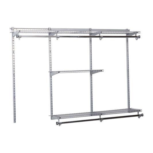 Rubbermaid Configurations 3-6 Feet Custom DIY Closet Organizer Kit (2 Pack)