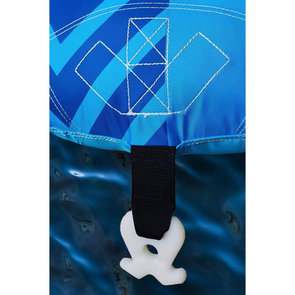 Solstice Surge Inflatable Towable 2-Person Water Sport Tube with 6 Handles