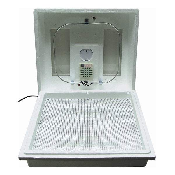 Farm Innovators 2100 Still Air Incubator w/ Reliable Temperature Settings, White