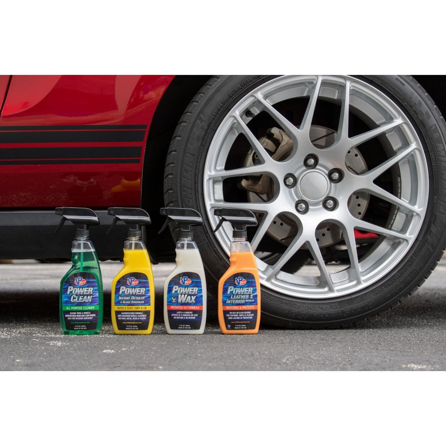 VP Racing Fuels VP Power 4 Pack Car Detailing Cleaning Kit with Microfiber Cloth - Find Fresh Goods