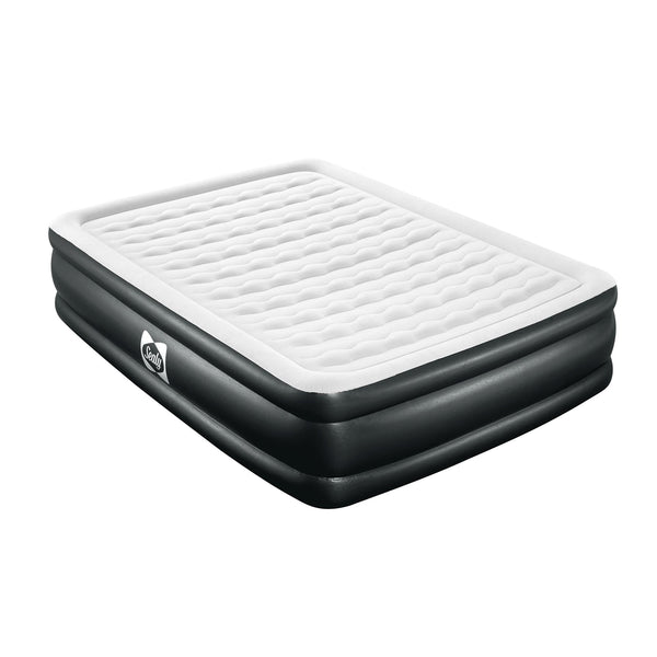 Sealy Tritech Queen Sized 18" Air Mattress Bed 2 Person w/Built-In AC Pump & Bag