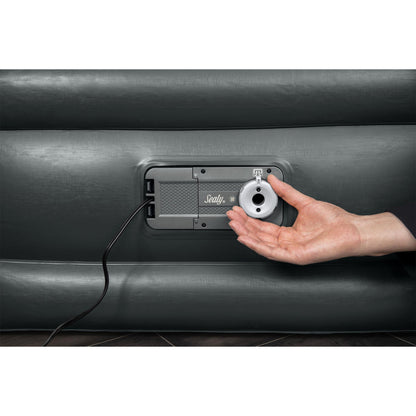 Sealy Tritech Queen Sized 18" Air Mattress Bed 2 Person w/Built-In AC Pump & Bag