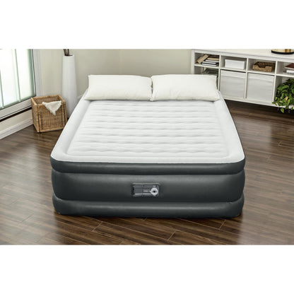 Sealy Tritech Queen Sized 18" Air Mattress Bed 2 Person w/Built-In AC Pump & Bag