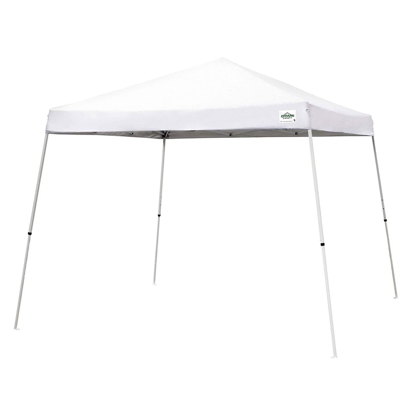 Caravan Canopy V Series 12 by 12 Foot Outdoor Shade Instant Canopy Kit, White