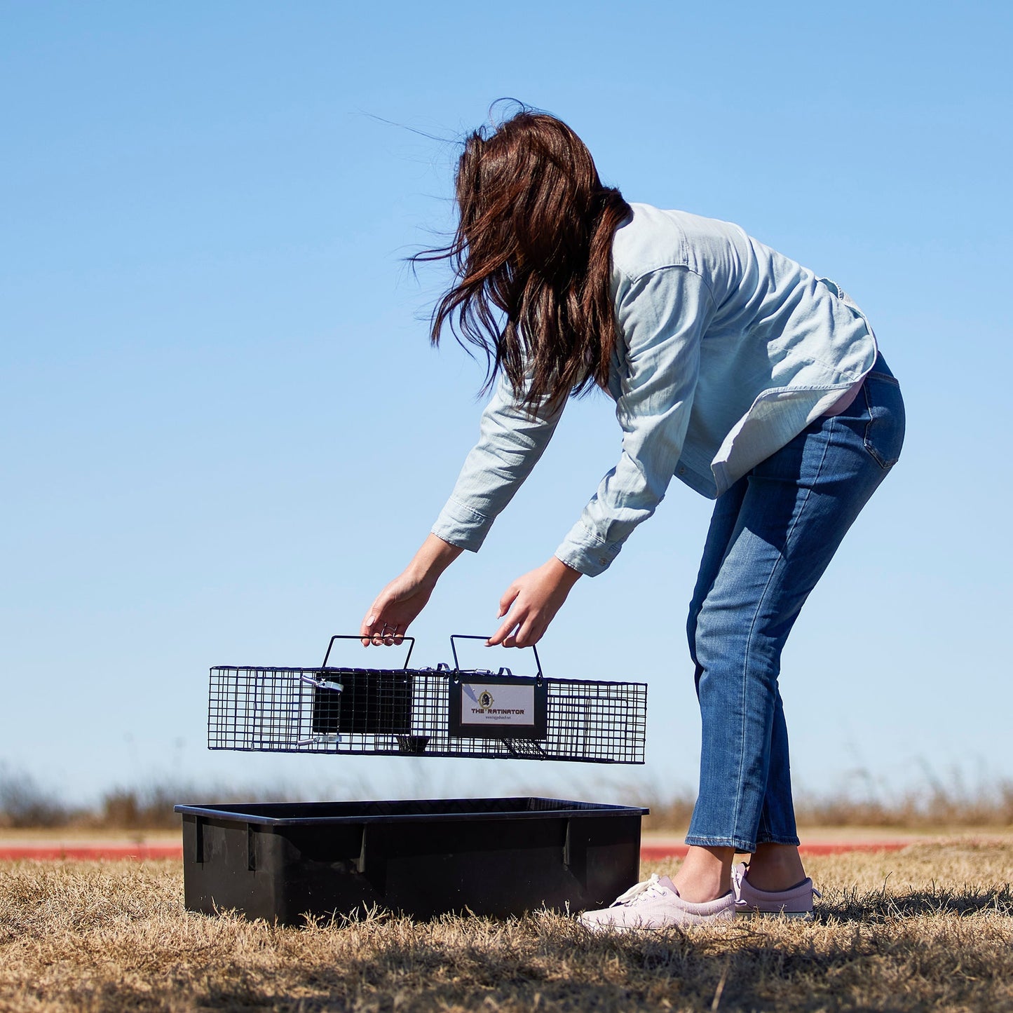 Rugged Ranch Ratinator Rat Squirrel Chipmunk Metal 2 Door Trap Cage (4 Pack)