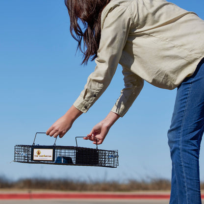 Rugged Ranch Chipmunkinator Chipmunk Squirrel Metal 2 Door Trap Cage (4 Pack)