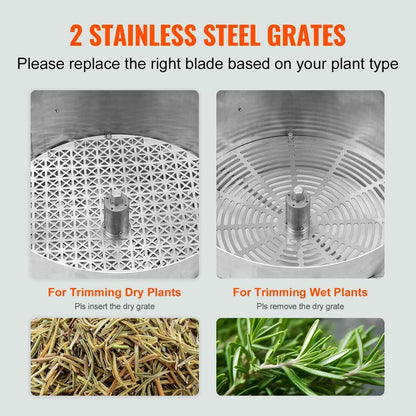 BENTISM Bud Leaf Trimmer 16 inch Stainless Steel Manual Bud Trimmer Machine