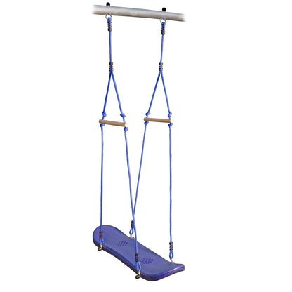 XDP Recreation Surf N Swing 5 Station Outdoor Swing and Play Set with Slide