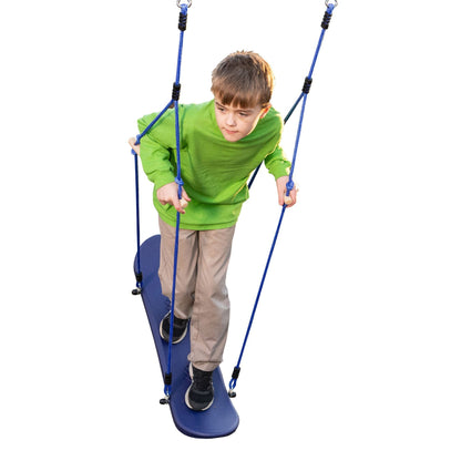 XDP Recreation Surf N Swing 5 Station Outdoor Swing and Play Set with Slide
