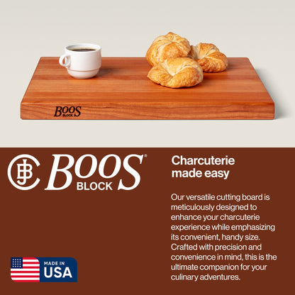 John Boos Cherry Wood Edge Grain Reversible Cutting Board, 20 x 15 x 1.5 Inches