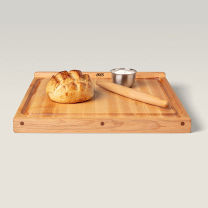 John Boos Countertop Reversible Wood Cutting Board with Juice Groove, Maple