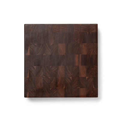 John Boos Large Walnut Wood End Grain Cutting Board for Kitchen, 18" x 18" x 3"