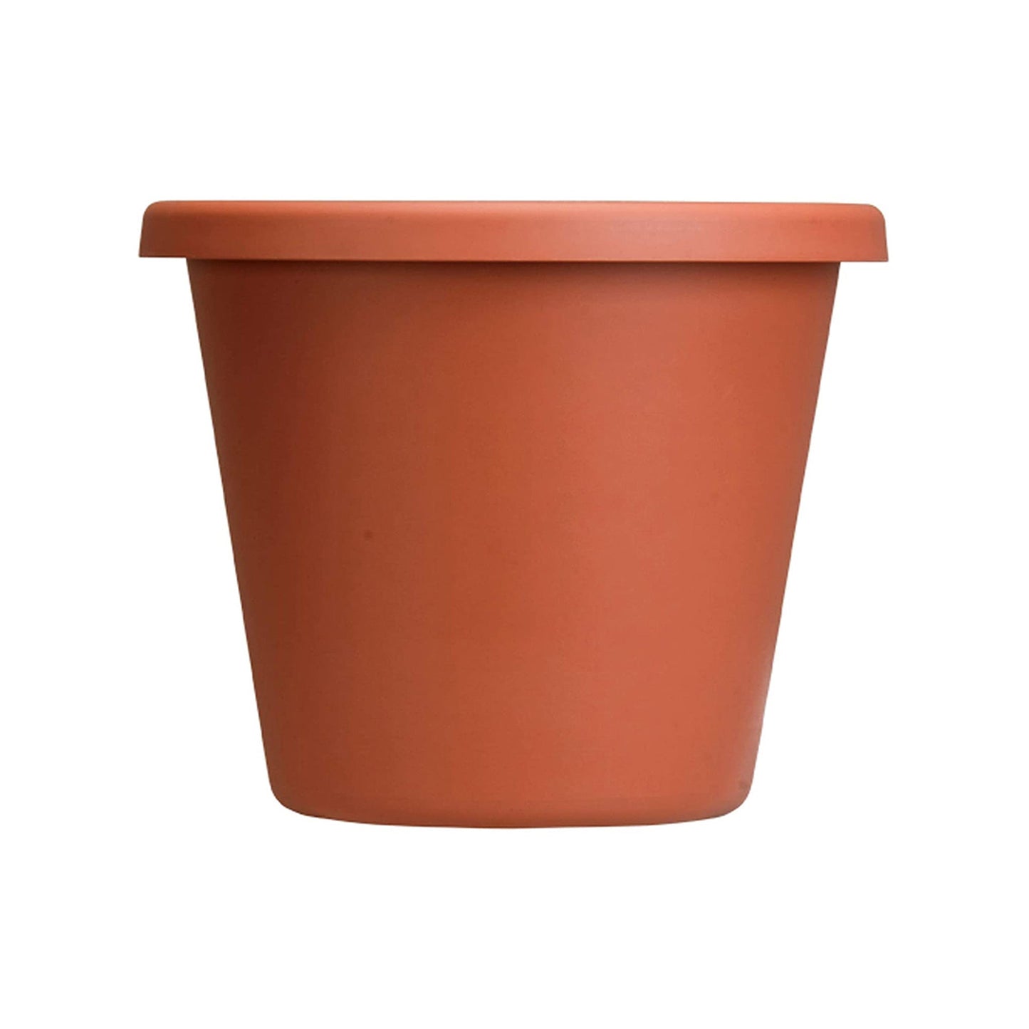 The HC Companies 12 Inch Plastic Outdoor Classic Flower Pot Planter, Terra Cotta