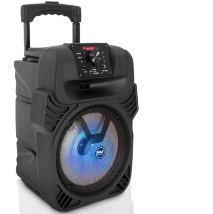 Pyle PPHP844B Portable Bluetooth Speaker System w/ Flashing Party Lights(2 Pack)