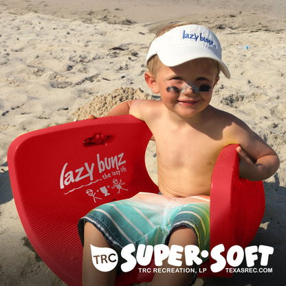 TRC Recreation Lazy Bunz Foam Water Saddle Swimming Pool Lounger Float, Red