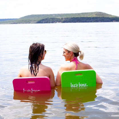 TRC Recreation Lazy Bunz Foam Water Saddle Swimming Pool Lounger Float, Yellow