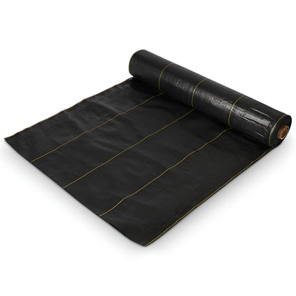 DeWitt Sunbelt 6 Foot Woven Weed Barrier Landscape Fabric Ground Cover, 200 Feet