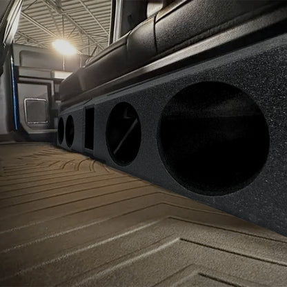 QPower QBFORDFF09408 8 Inch Quad Port Subwoofer Box for Ford F150 and F250/350 - Find Fresh Goods