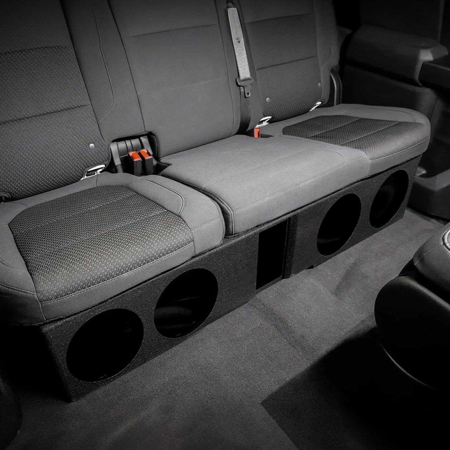 QPower QBGMCFF0740 8 Inch Quad Port Subwoofer Box for GMC and Chevy Crew Cab - Find Fresh Goods