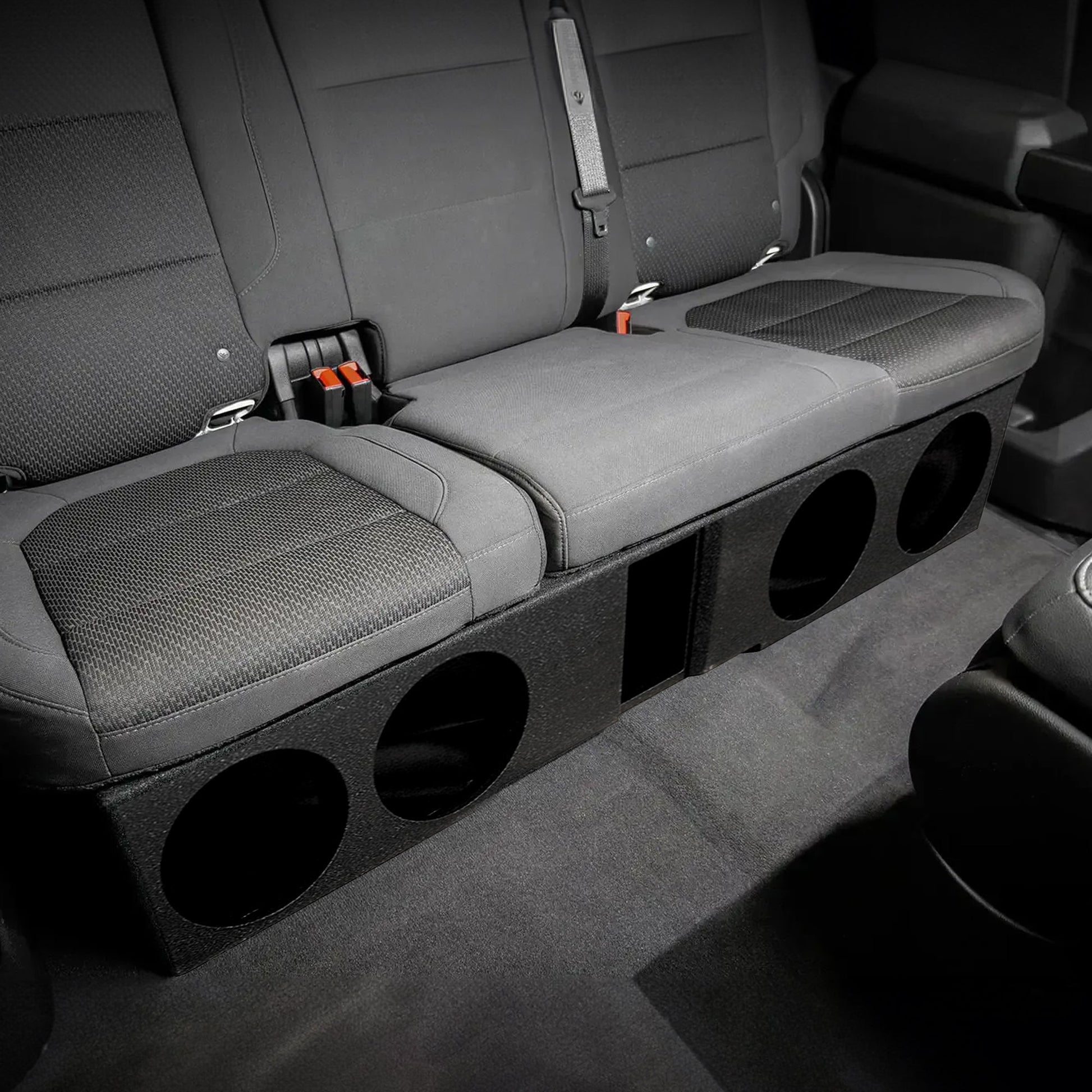 QPower QBGMCFF0740 8 Inch Quad Port Subwoofer Box for GMC and Chevy Crew Cab - Find Fresh Goods