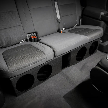 QPower QBGMCFF0740 8 Inch Quad Port Subwoofer Box for GMC and Chevy Crew Cab - Find Fresh Goods