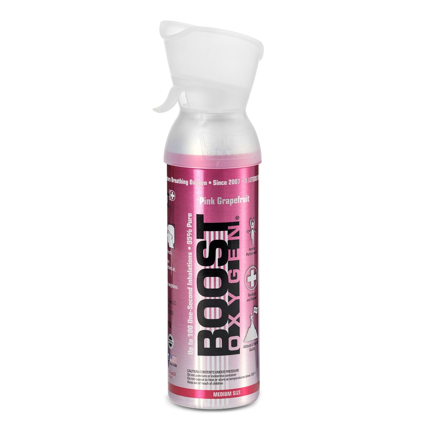 Boost Oxygen Natural Portable 5 Liter Pure Oxygen Variety Canister (4 Pack) - Find Fresh Goods