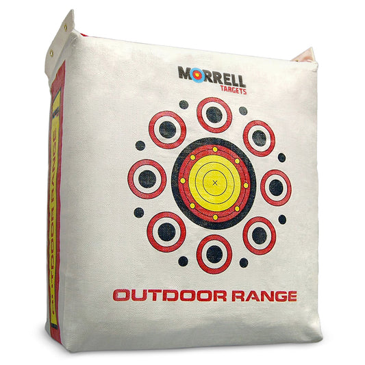 Morrell Outdoor Weatherproof Range Adult Field Point Archery Bag Target, White