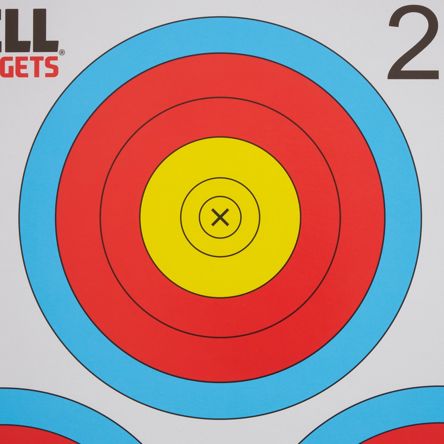 Morrell Targets Archery NFAA Official 3 Spot Paper Target Face, 100 Count Pack