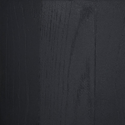 FCMP Outdoor RC45 45 Gallon Outdoor Rain Water Catcher Barrel Container, Black