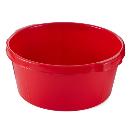 Little Giant 6.5 Gallon Plastic All Purpose Farm and Ranch Utility Tub, Red