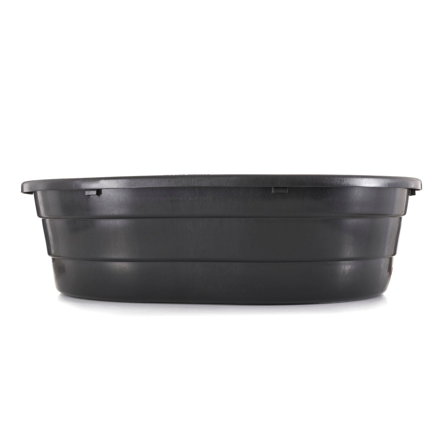 Little Giant 15 Gal Poly Plastic Oval Stock Water Tank Trough, Black (2 Pack)