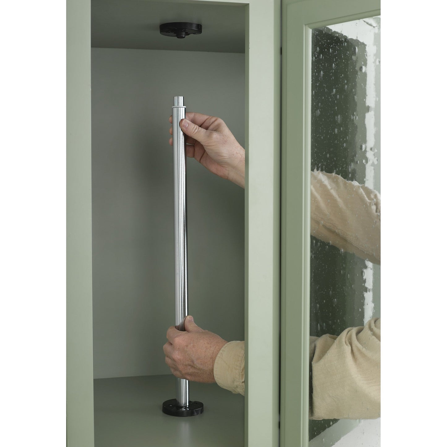 Rev-A-Shelf 28'' Lazy Susan Full-Circle Polymer 2-Shelf, White, 3072-28-11-52