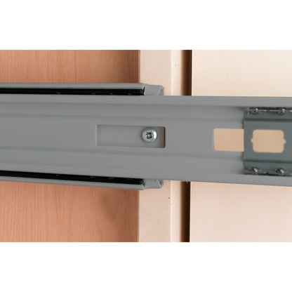 Rev-A-Shelf Double Pullout Top Mount Trash Cans 35 qt., White, 4WCTM-18DM2-175