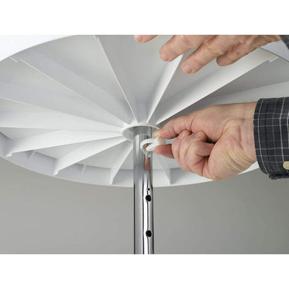 Rev-A-Shelf 18'' Lazy Susan Full-Circle Polymer Two-Shelf, White, 2062-18-11-1