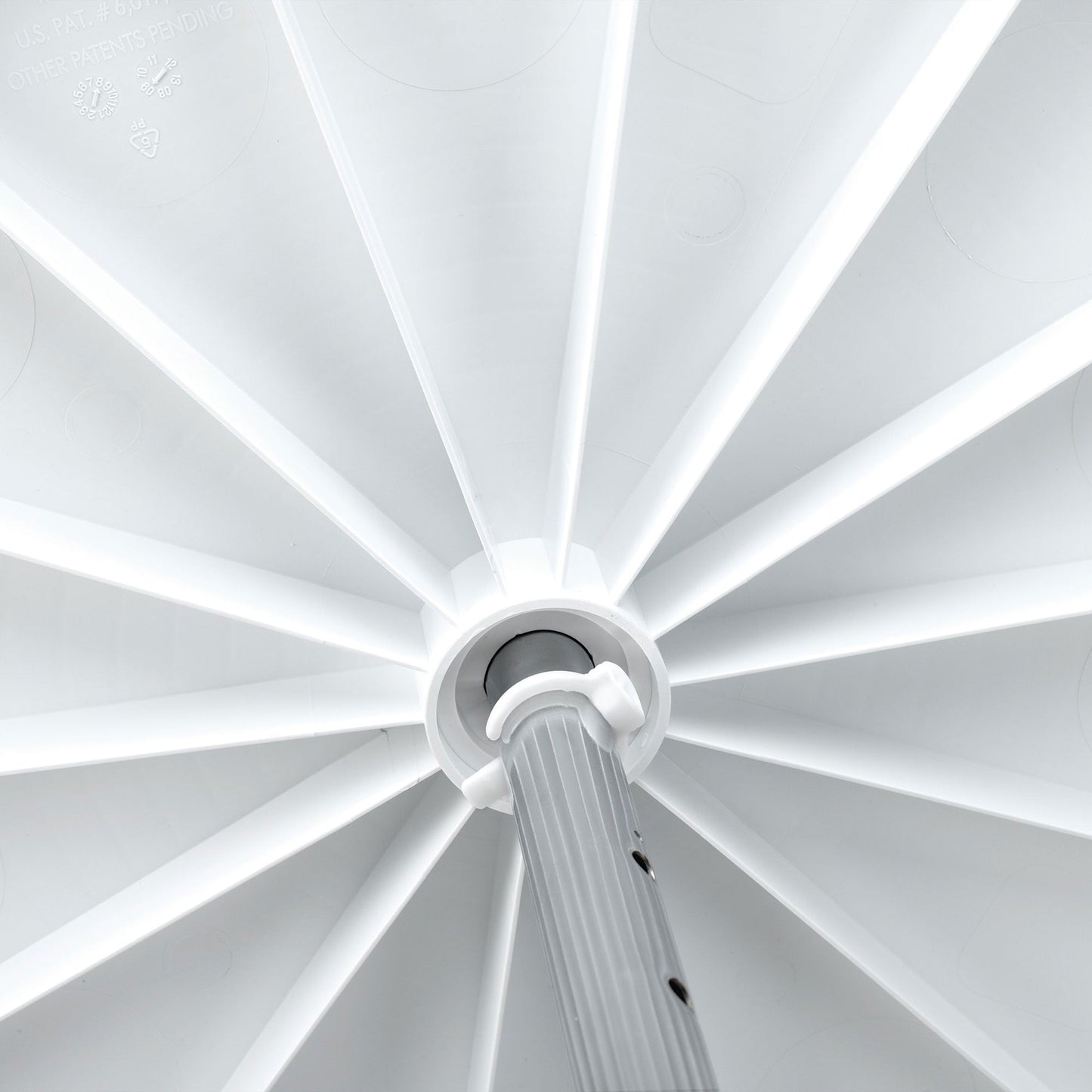 Rev-A-Shelf 24'' Lazy Susan Full-Circle Polymer Two-Shelf, White, 2062-24-11-1