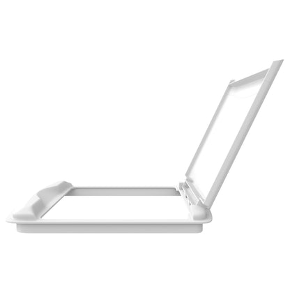 Rev-A-Shelf 50 qt. Trash Can Replacement Lid, White (Lid Only), RV-50-LID-1-40