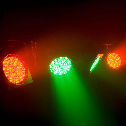 CHAUVET 4 BAR 4BAR DMX LED Stage Wash Light System w/ Case, Foot Switch & Tripod