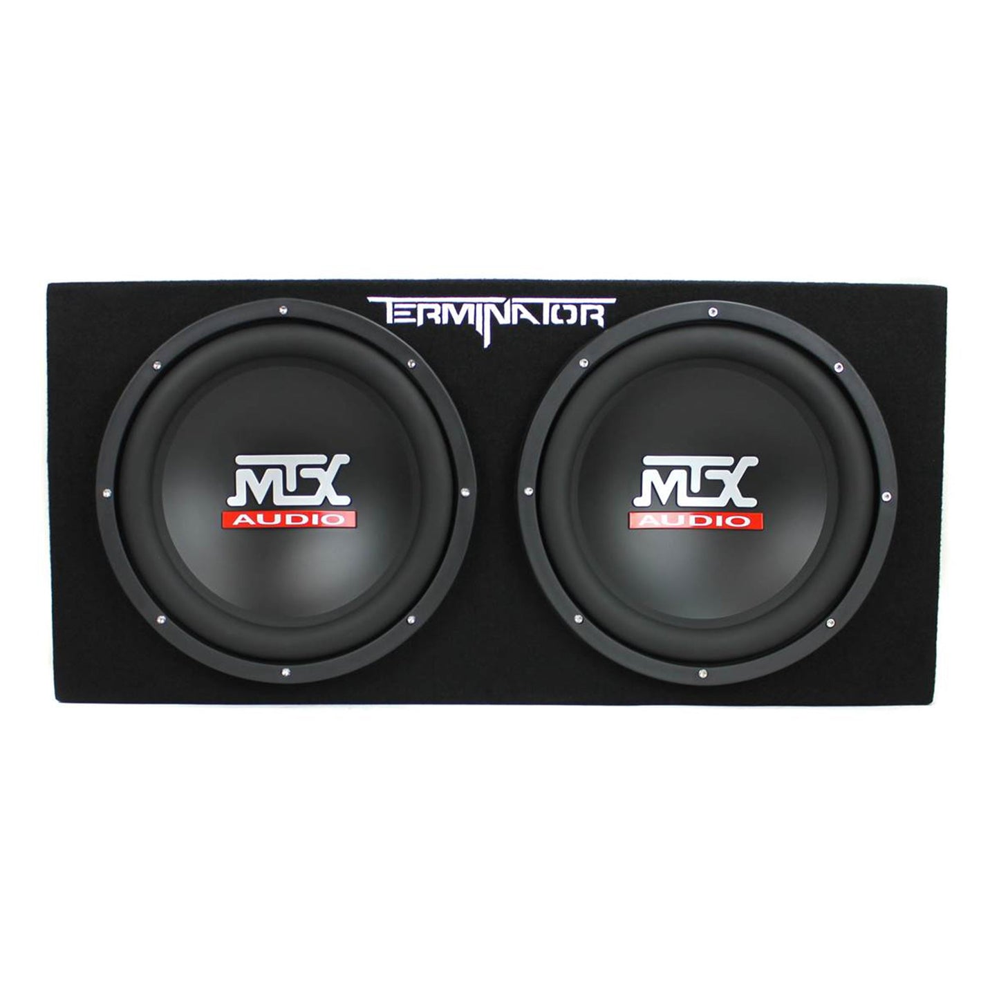 MTX 12" Dual Loaded Car Subwoofer w/ Sub Box, Amplifier, & QPower Wiring Amp Kit - Find Fresh Goods