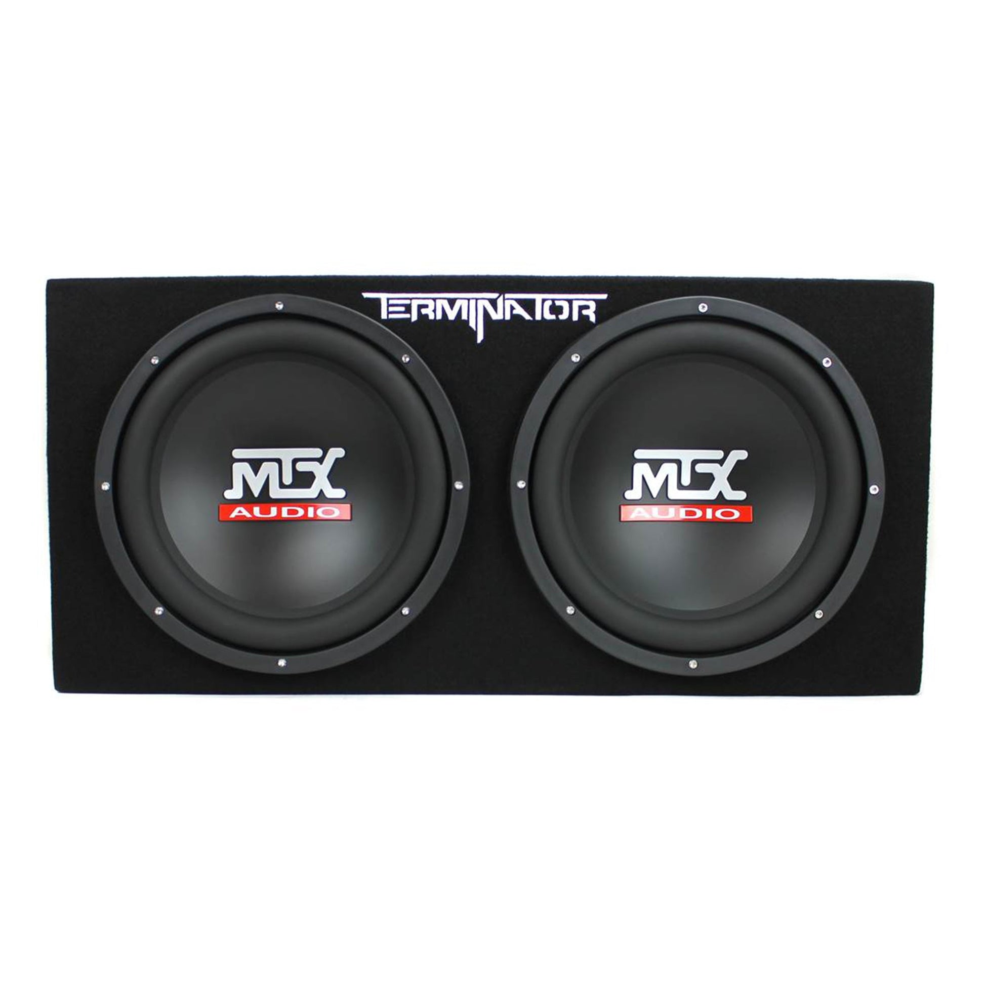 MTX 12" Dual Loaded Car Subwoofer w/ Sub Box, Amplifier, & QPower Wiring Amp Kit - Find Fresh Goods