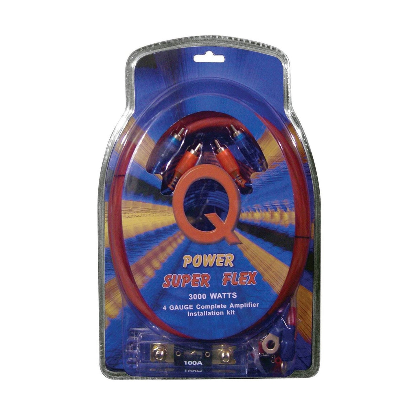 MTX 12" Dual Loaded Car Subwoofer w/ Sub Box, Amplifier, & QPower Wiring Amp Kit - Find Fresh Goods