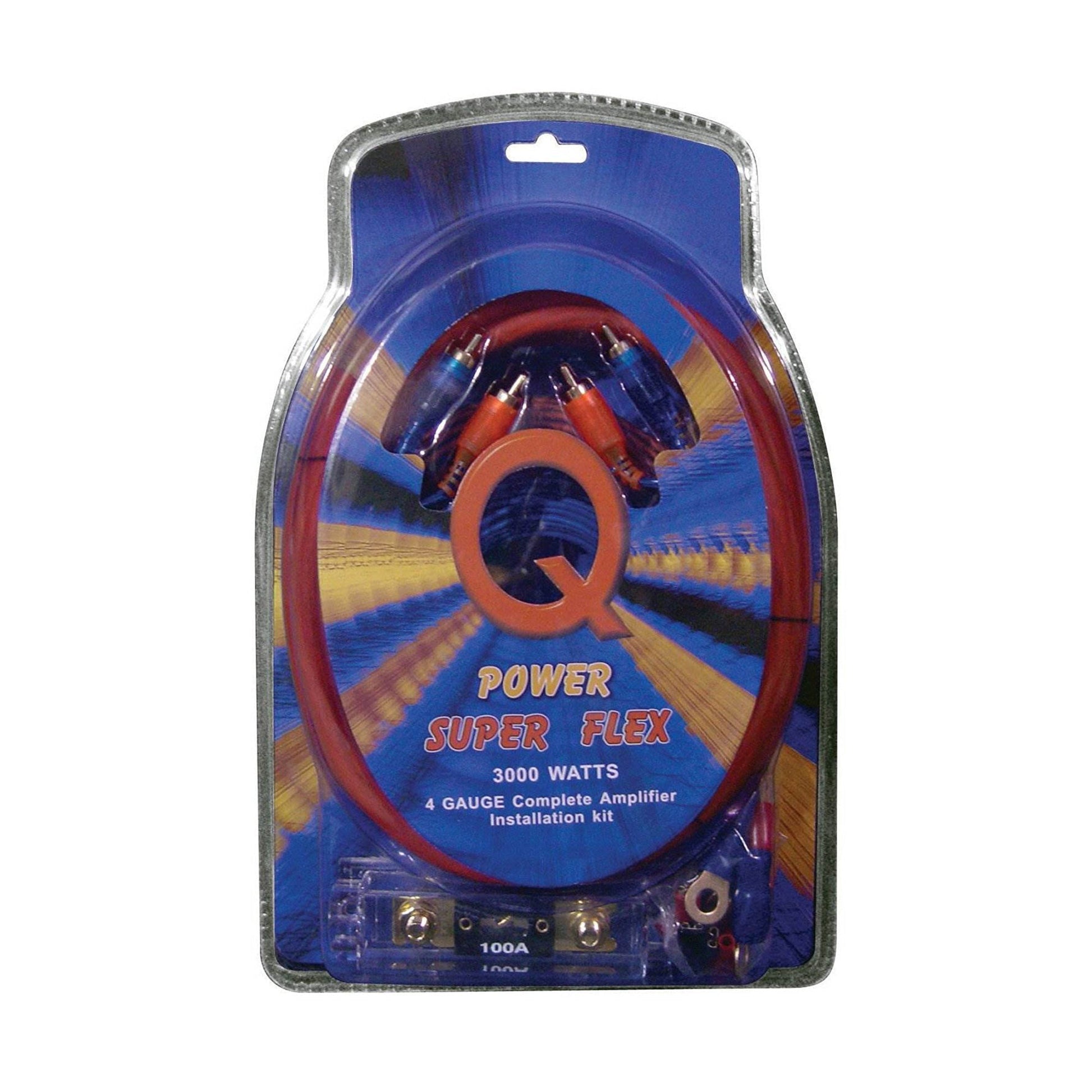 MTX 12" Dual Loaded Car Subwoofer w/ Sub Box, Amplifier, & QPower Wiring Amp Kit - Find Fresh Goods