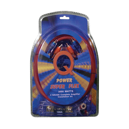 MTX 12" Dual Loaded Car Subwoofer w/ Sub Box, Amplifier, & QPower Wiring Amp Kit - Find Fresh Goods