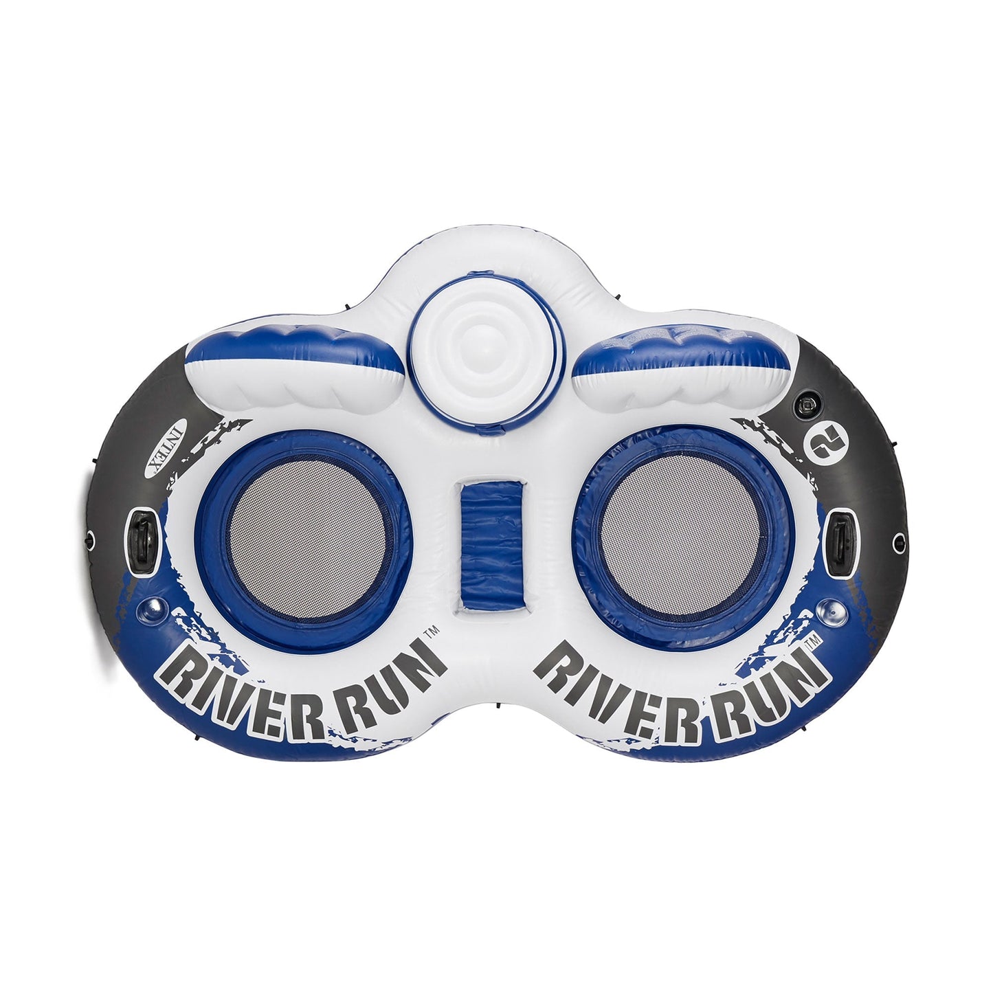 Intex River Run II 2 Person Water Tubes Outdoor Pool Lake Floating Raft Lounger