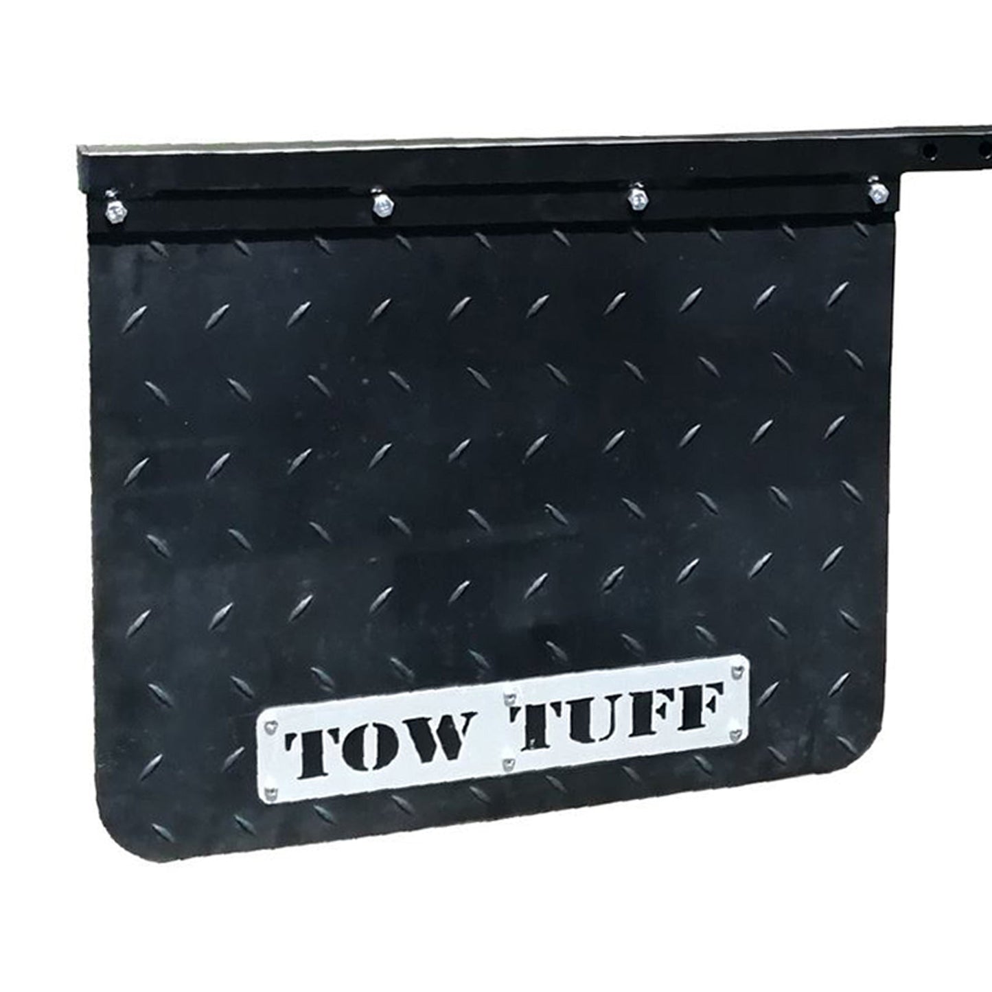 Tow Tuff 2418AMF 18" x 24" Universal Hitch Mount Rubber Rear Towing Mud Flaps - Find Fresh Goods