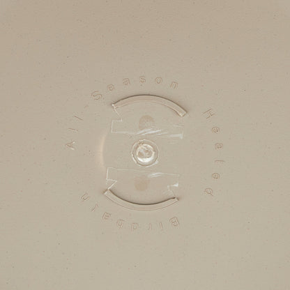 Farm Innovators 150W Outdoor Plastic Heated Birdbath w/Deck Mount & Perch, Tan