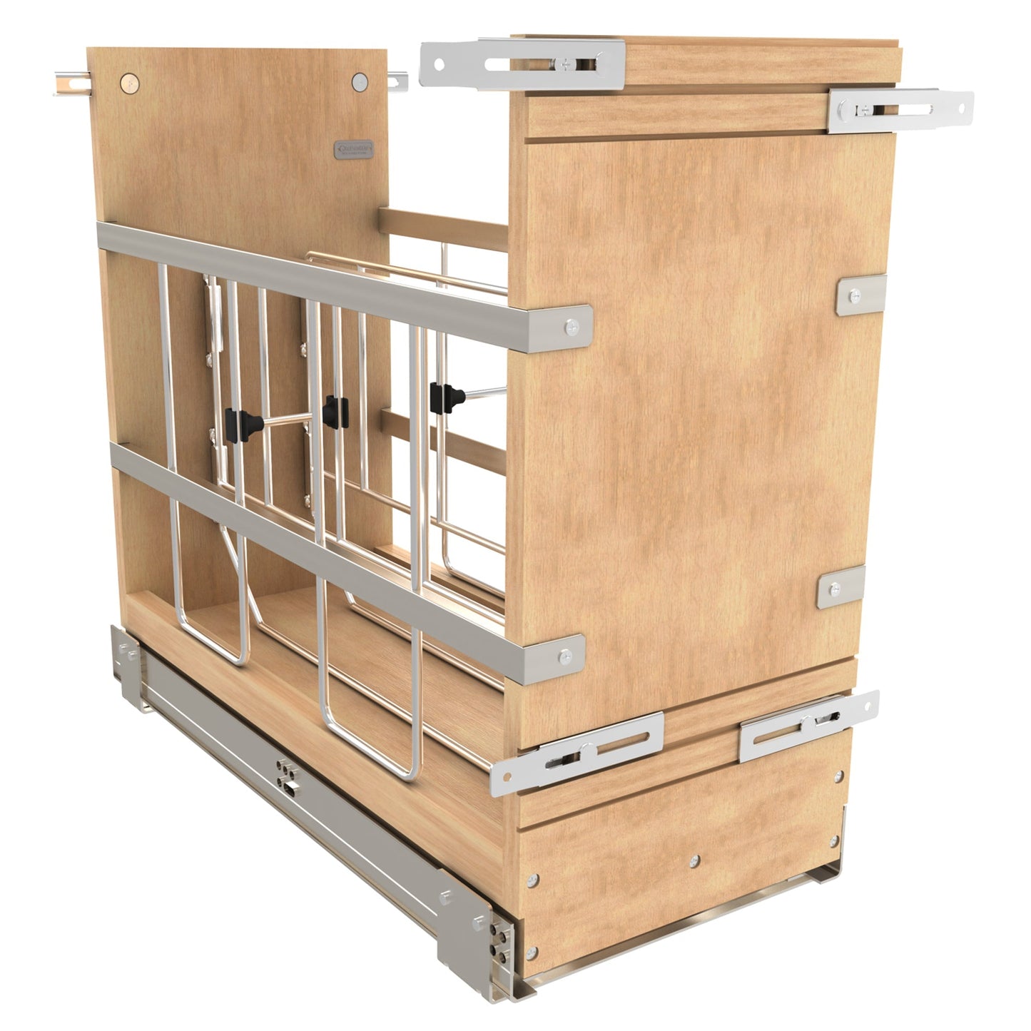 Rev-A-Shelf 8.75" Tray Divider for Foil & Wrap Organizer w/ Soft-close, 447-BCSC-8C