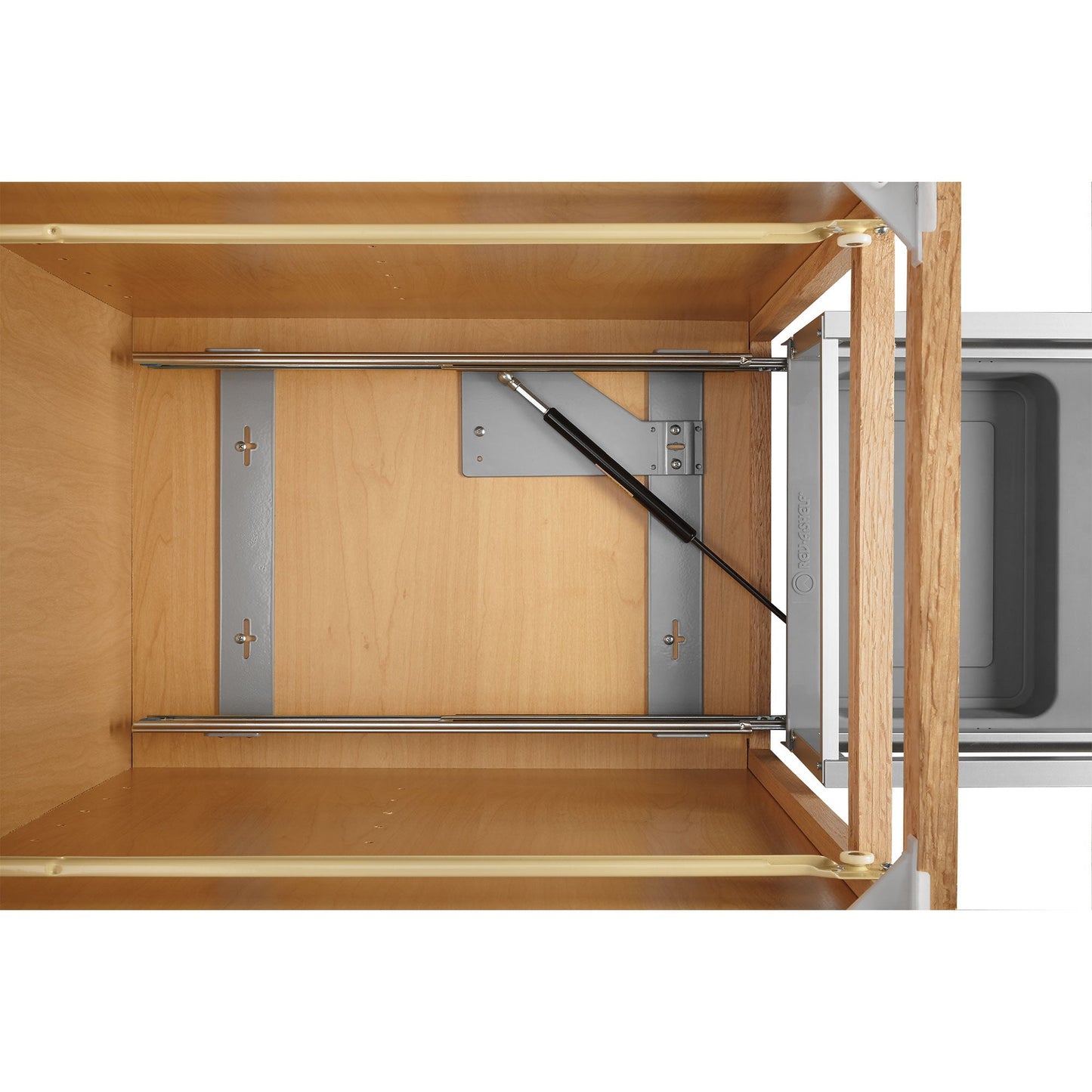 Rev-A-Shelf Double Pullout Kitchen Trash Can 27 qt. Rev-A-Motion, 5149-1527DM-217