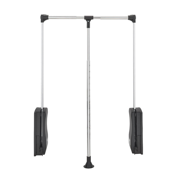 Rev-A-Shelf 21.5" - 26" Adjustable Pulldown Closet Rod, Chrome, CPDR-1826
