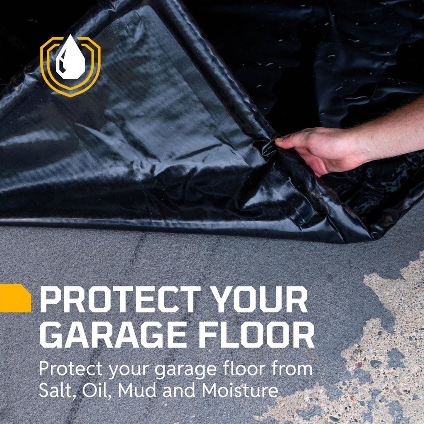 AutoFloorGuard AFG8520 8.5 Ft by 20 Ft SUV / Truck Size Garage Containment Mat