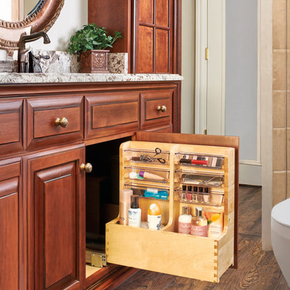 Rev-A-Shelf 24" Wood Vanity Base Cabinet Organizer w/ Soft-close, 441-12VSBSC-1